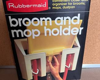 Broom and Mop Holder $4.00