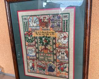 12 Days of Christmas Stitched $12.00