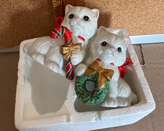 Fitz and Floyd Cats $8.00