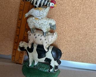 Farm Animal Doorstop $10.00