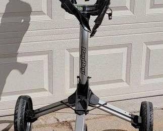 2 BAG BOY Collapsible Golf Bag Cart.