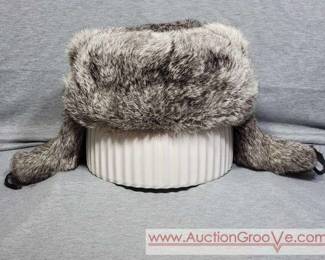 2 Russian Rabbit Fur Hat