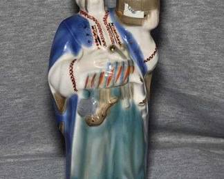 Ukrainian Cossack Decanter. Vodka. Full. 10 tall