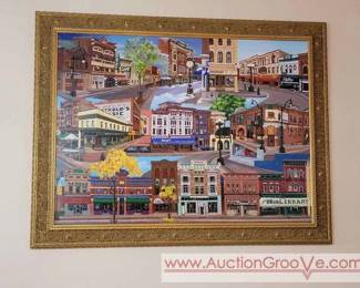 1 Janet Mattison Prise Original Painting of La Crosse Wi