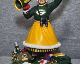 1 Danbury Mint. Green Bay Packers. Mrs. Claus