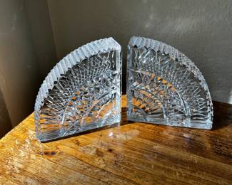 Waterford Crystal Bookends