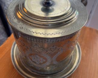 Biscuit Barrel - Large Collection of Silverplate and Sterling Items
