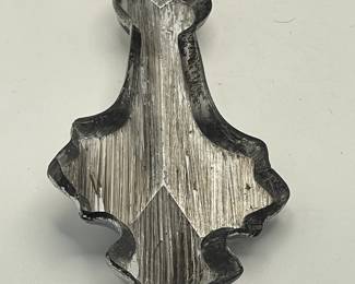 Hand crafted mercury pendant necklace.