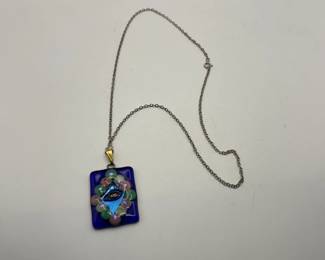 Nice Fused Glass Necklace