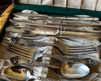 Variety of Silverplate and Sterling Items