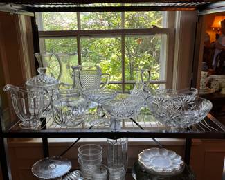 Lots of Crystal and Glassware