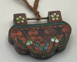 Antique lock necklace.