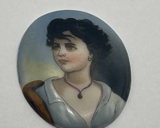 Antique Portrait Porcelain