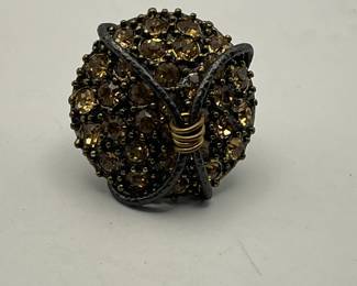 Handmade Rhinestone Ring