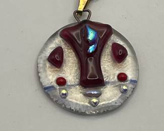 Nice Fused Glass Necklace