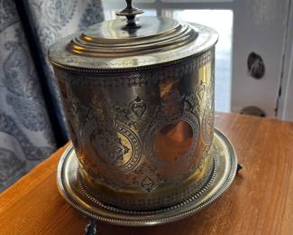 Biscuit Barrel - Large Collection of Silverplate and Sterling Items