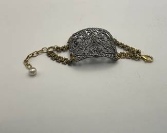 Very nice custom made bracelets from Victorian Rhinestone Buckles