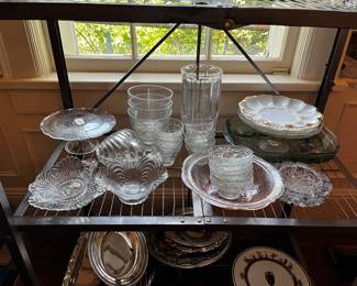 Lots of Crystal and Glassware