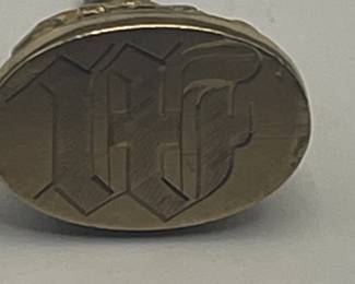 Antique Watch Fob Has W Monogram