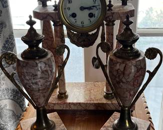 Great Antique Mantle Set