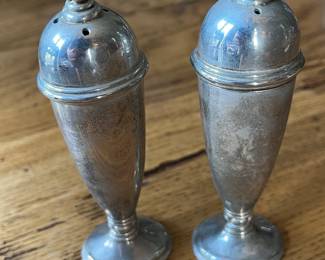 Pair of Antique Salt & Pepper Shakers