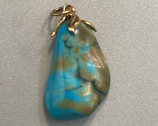 Nice Second Turquoise Pendant