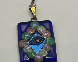 Nice Fused Glass Necklace