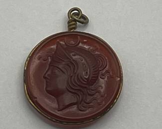 Cameo Pendant Note Wire Mount tests as 10Kt
