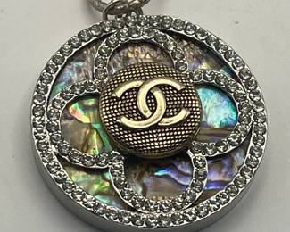 Gorgeous Necklace made with a CC button