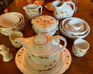 Hall Autumn Leaf Dinnerware