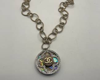 Gorgeous Necklace made with a CC button
