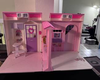 Vintage Barbie Folding Pretty House by Mattel