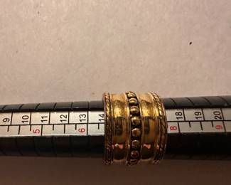 Costume Size 7 Gold Color Band $10.00
