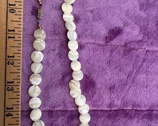 White Circle Necklace $6.00