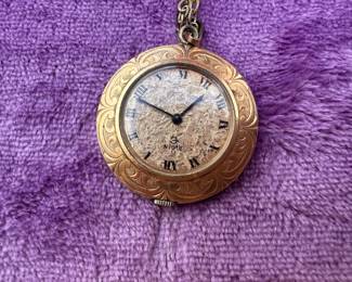 Elgin Watch Necklace $10.00
