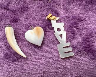 3 Pendants $8.00