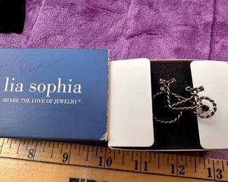Lia Sophia Bike Brooch $5.00