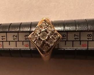 Size 7 Costume Ring Rhinestone $5.00