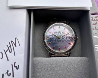 Mother of Pearl Face Watch HSN $15.00