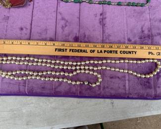 Costume Long Pearl Necklace $6.00