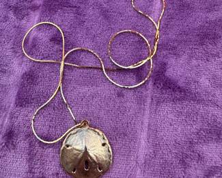 Sand Dollar Necklace $3.00