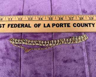 Costume Gold Tone Necklace $3.00
