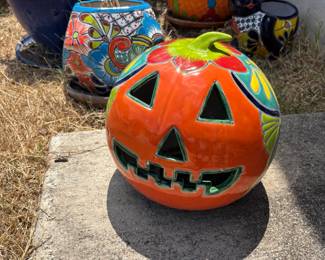 jack o lantern Talavera pottery