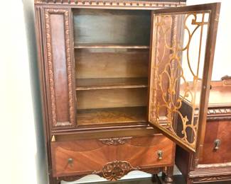 Antique Wood Armoire