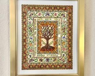 “The Tree of Life” framed art