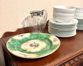 Vintage Pitcher, Platter