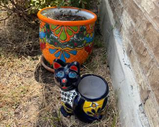 Cat Talavera pottery