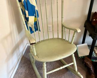 Vintage Wood Rocking Chair