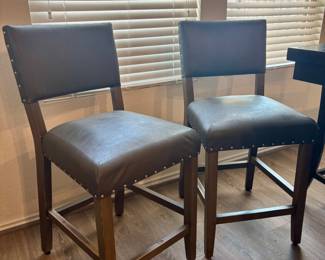 Leather Bar stools