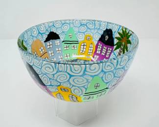 54 HeatherMartinezHandcraftedGlassBowlCharlestonSCRainbowRow